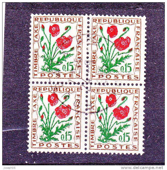 FRANCE    1964-71Taxe  Y.T.  N° 97  Oblitéré - 1960-.... Gebraucht