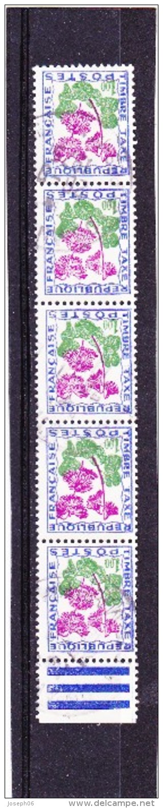 FRANCE    1964-71  Taxe  Y.T.  N° 102  Oblitéré - 1960-.... Oblitérés