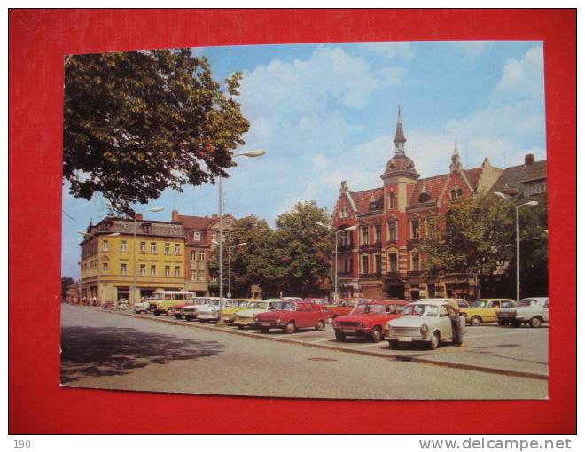 Finsterwalde Marktplatz,AUTO - Finsterwalde