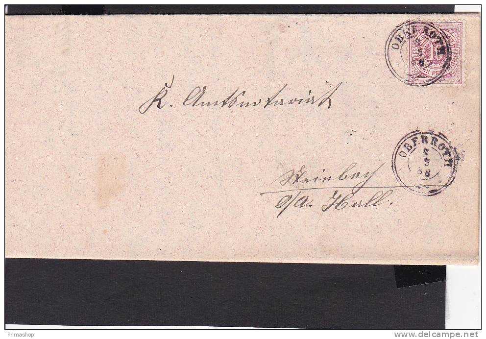 A16  /    Württemberg  Stempel   / Dreikreisstempel Oberroth - Hall 1888 - Sonstige & Ohne Zuordnung