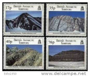 BAT British Antarctic Teritory 1995 Geological Structures Mi. 241-24 - MNH (**) - Ungebraucht