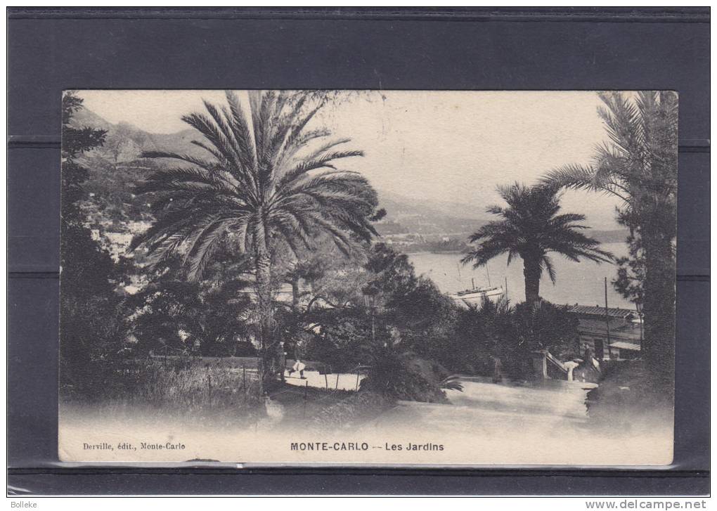 Monaco - Carte Postale De 1907 - Oblitération Vintimille - Nice - Cartas & Documentos