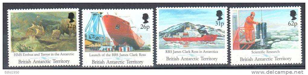 BAT British Antarctic Territory 1991 - Mi 185-188 - MNH (**) - Unused Stamps