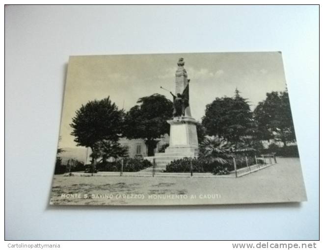 Monumento Ai Caduti  Monte San Savino Arezzo - Monuments Aux Morts