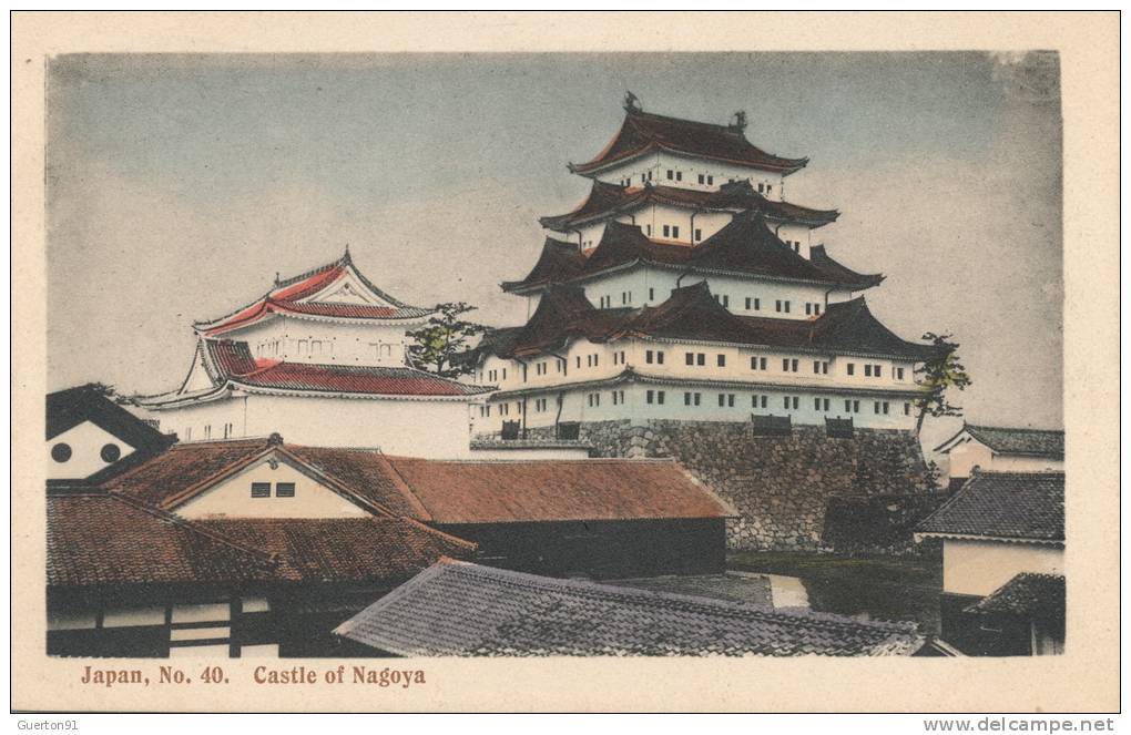 ( CPA ASIE )  JAPON  /  CASTLE OF NAGOYA  - - Nagoya