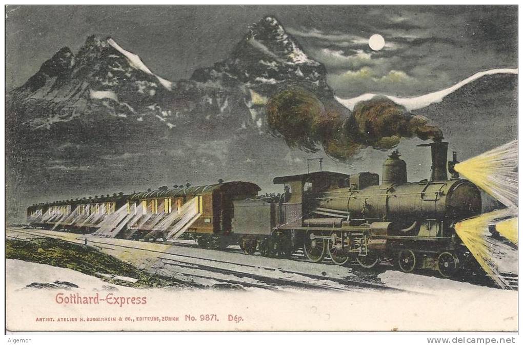 6904 - Gotthard-Express (Etat Moyen Plis) - Trains