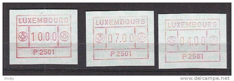 Q3691 - LUXEMBOURG DISTRIBUTEURS Yv N°1 ** - Neufs