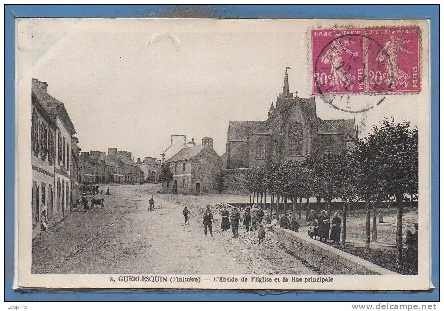 29 - GUERLESQUIN --  L'Abside De L'Eglise Et..... - Guerlesquin