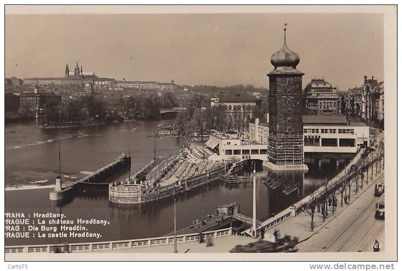 Tchéquie - Prag - Praha - Panorama Port Ecluse - Tchéquie