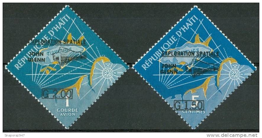 1962 Haiti Jhon Glenn Spazio Space Espace Set MNH** No124 - Sud America