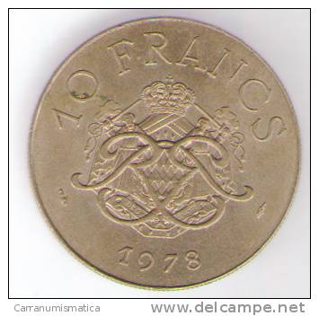 MONACO 10 FRANCHI 1978 - 1960-2001 Nouveaux Francs