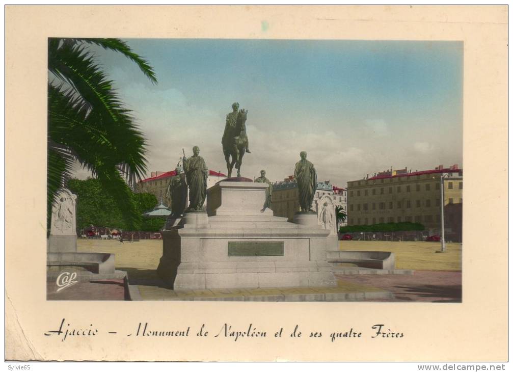AJACCIO - Corse - Monument De Napoléon Et De Ses Quatre Frères. - Ajaccio