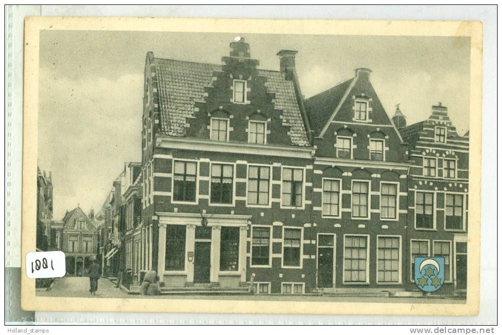 DOKKUM * DE ZIJL-VLASSTRAAT *  ANSICHTKAART * CPA * (1881) GELOPEN Van DOKKUM Naar AMSTERDAM - Dokkum