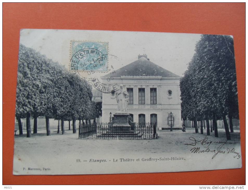 Etampes Theatre Carte Precurseur Essonne - Etampes