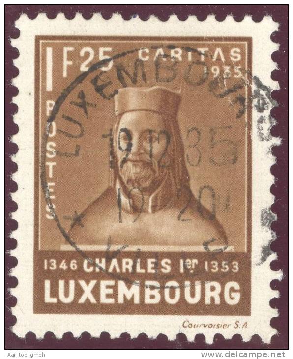 Luxemburg 1935 Mi# 288 Vollstempel 1.25 F. Kinderhilfe - Oblitérés