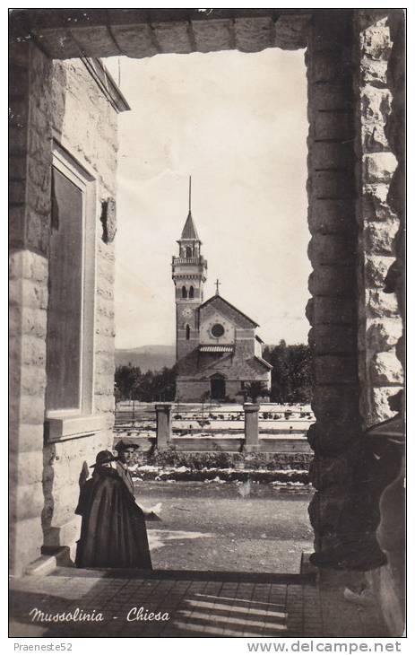 Oristano-mussolinia-arborea-chiesa-viaggiata 1943 - Oristano