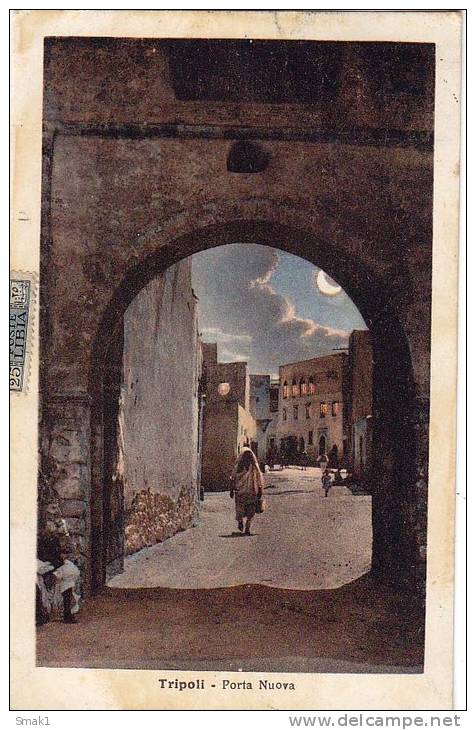 AK LYBIA TRIPOLI 91468.  EDIZ. AULA &BRAGONI,TRIPOLI,  OLD POSTCARD 1926 - Libyen