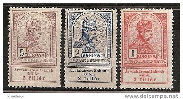 HUNGRIA 1913 - Yvert #120/22 - MLH * - Unused Stamps