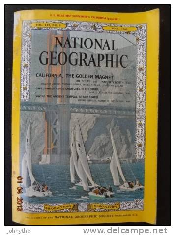 National Geographic Magazine May 1968 - Sciences