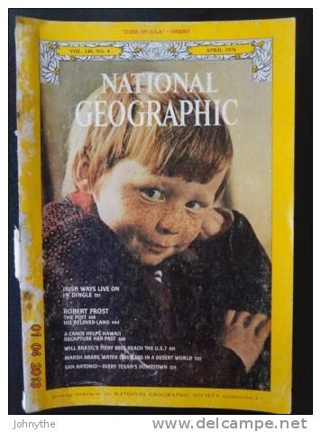 National Geographic Magazine April 1976 - Science