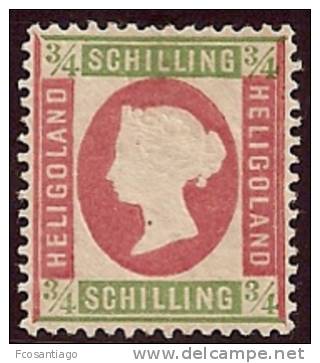 HELIGOLAND 1869/74 - Yvert #7 - MLH * - Heligoland (1867-1890)