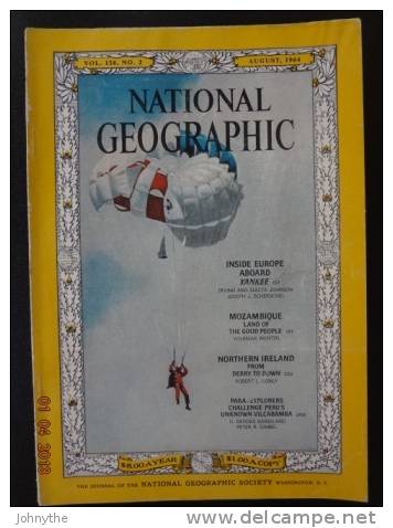 National Geographic Magazine August 1964 - Science