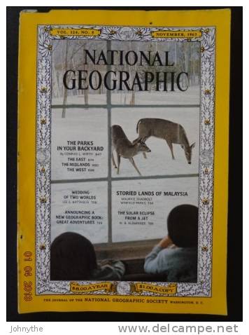 National Geographic Magazine November 1963 - Ciencias