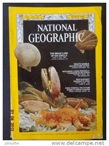 National Geographic Magazine March 1969 - Wetenschappen