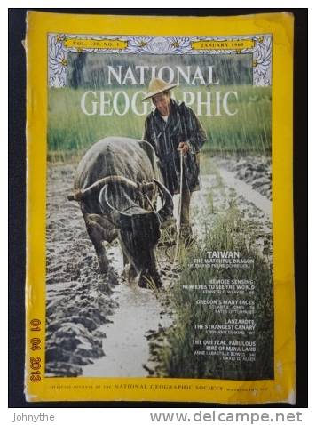 National Geographic Magazine January 1969 - Sciences