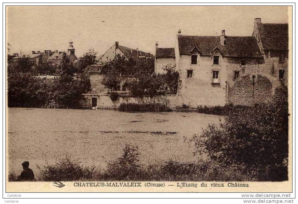 23 - CHATELUS-MALVALEIX - L'Étang  Du Vieux Château - Chatelus Malvaleix