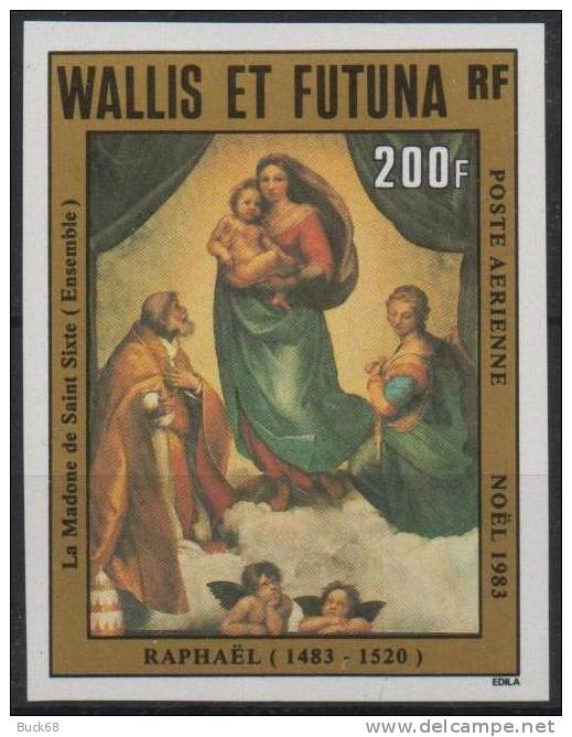 WALLIS & FUTUNA Pa 131 ** MNH Non Dentelé Imperf Tableau RAPHAEL (CV 33 €) Le Monde De St Sixte - Ongetande, Proeven & Plaatfouten