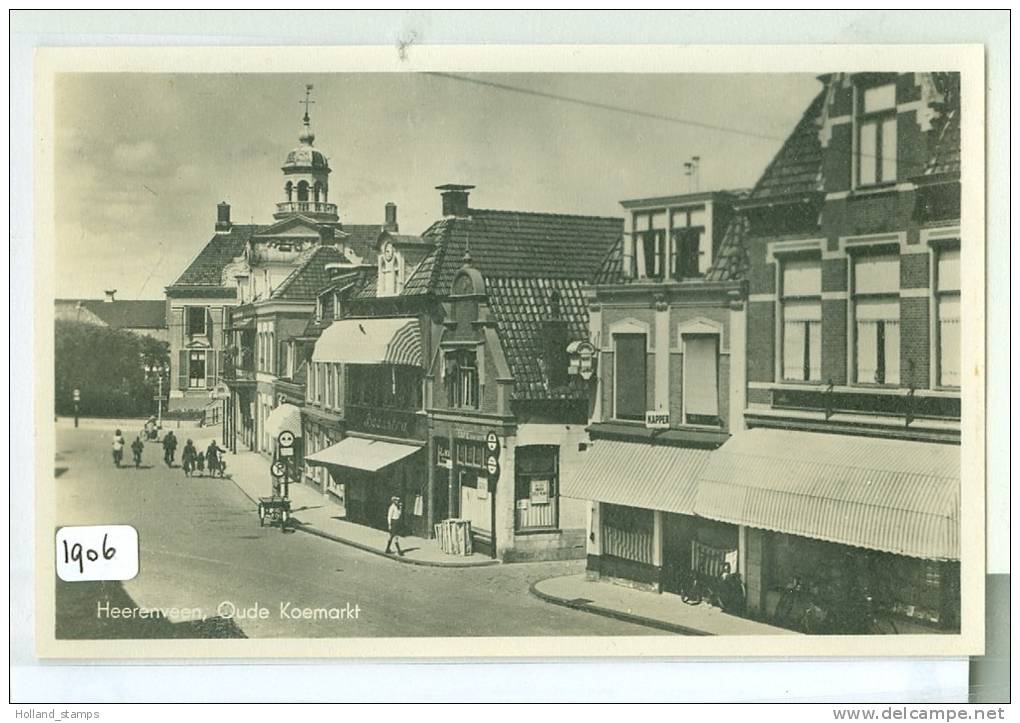 HEERENVEEN * OUDE KOEMARKT * ANSICHTKAART * CPA (1906) - Heerenveen