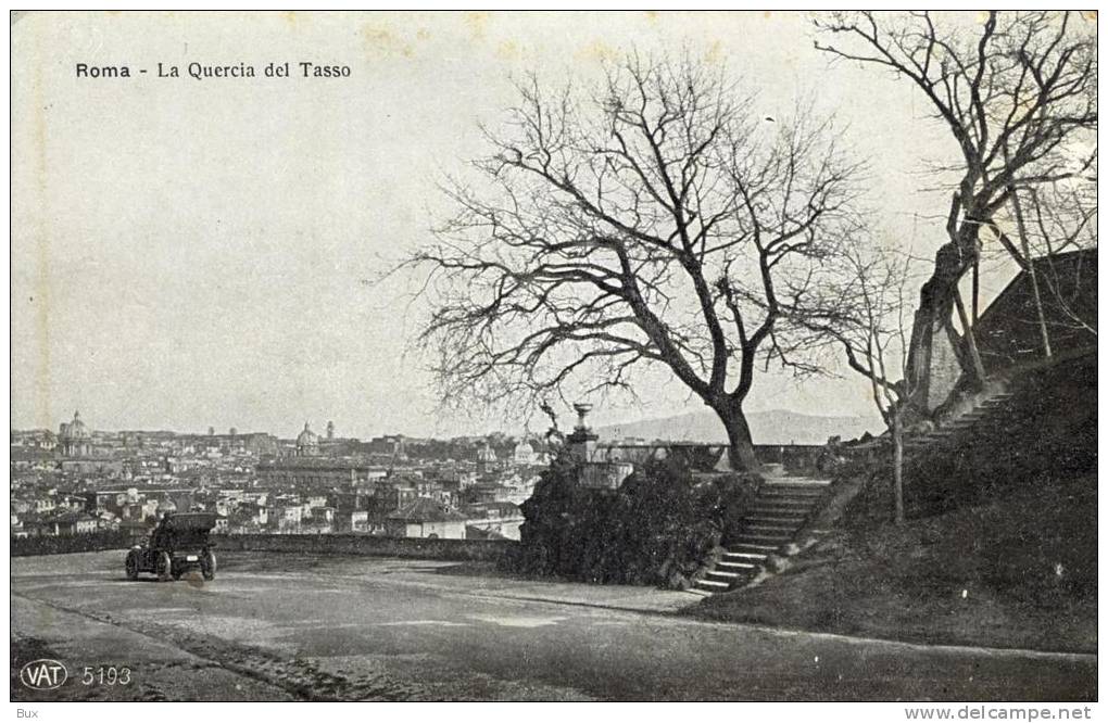 ROMA  LA QUERCIA DEL TASSO    VIAGGIATA  COME DA FOTO FORMATO PICCOLO - Mehransichten, Panoramakarten