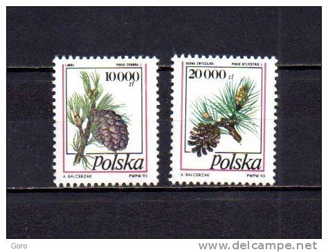 Polonia   1993  .-   Y&T  Nº   3252/3253    ** - Ungebraucht