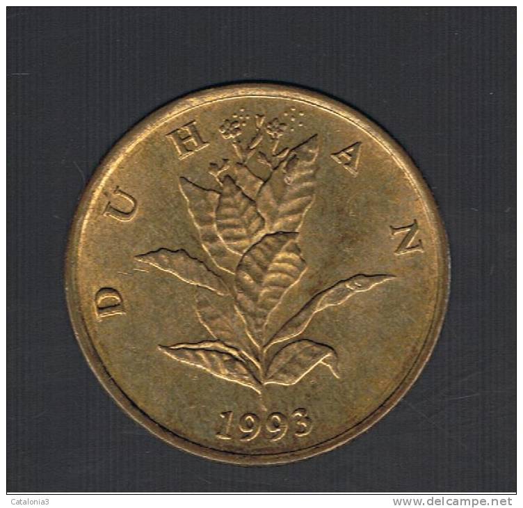 CROATIA - CROACIA -  10 Lipa 1993  KM6  - Tobacco Plant - DUHAN - Croatia