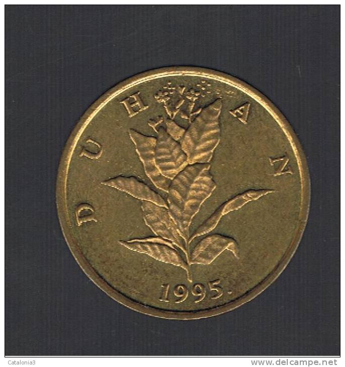 CROATIA - CROACIA -  10 Lipa 1995  KM6  - Tobacco Plant - DUHAN - Croatia