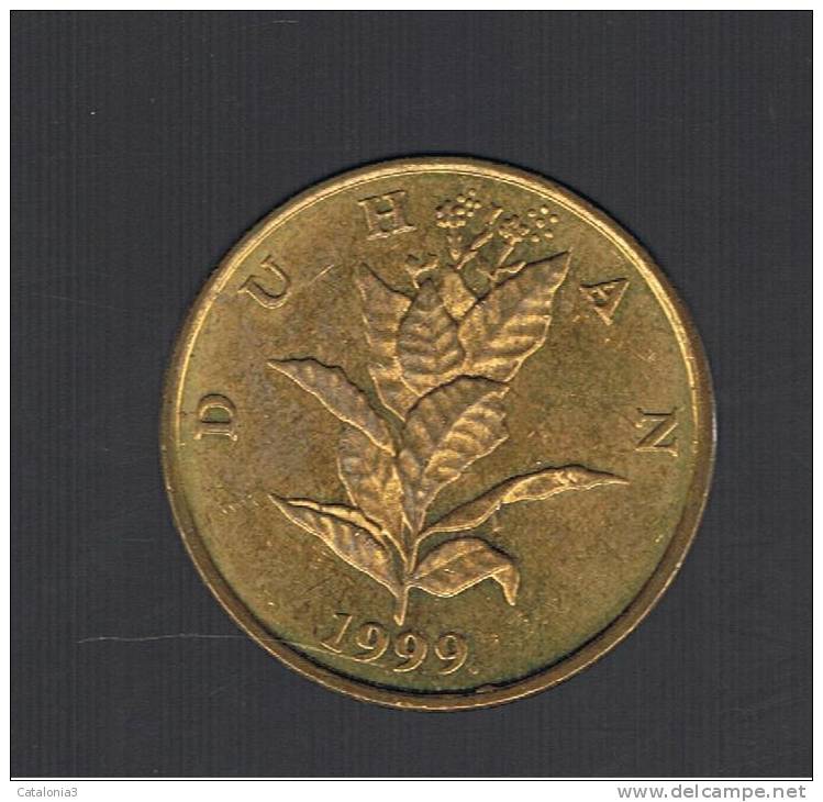 CROATIA - CROACIA -  10 Lipa 1999  KM6  - Tobacco Plant - DUHAN - Croacia