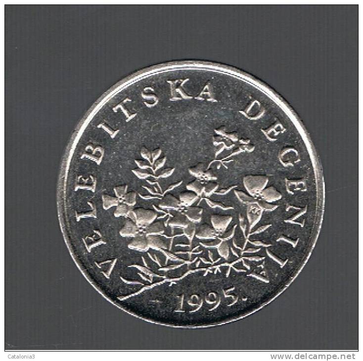 CROATIA - CROACIA -  50 Lipa 1995   KM8  - Flowers - VELEBITSKA DEGENIJA - Croatie