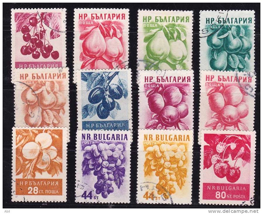 Bulgarie 1956-1957 N°Y.T. :  851 à 858 Obl. - Gebraucht