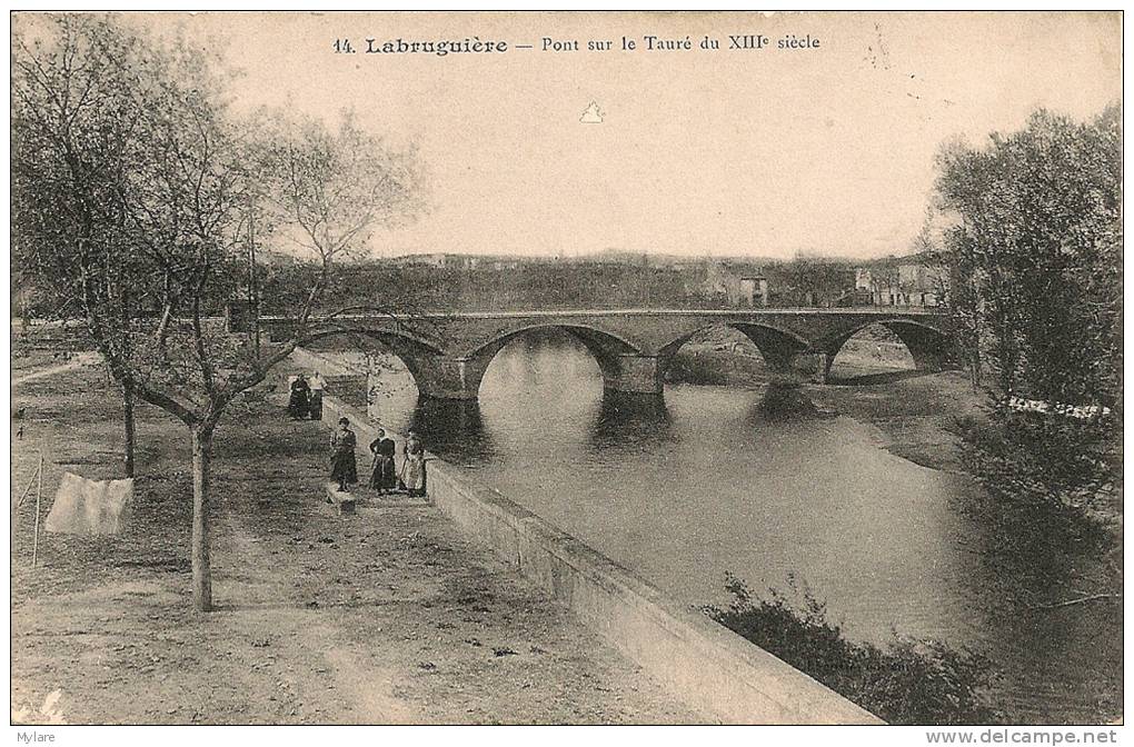 Cpa81 Labruguière Pont Sur Le Tauré - Labruguière