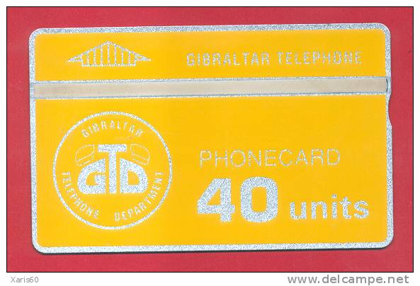 GIBRALTAR: GIB-01 40u. First L&G TK. CN: 909A MINT - Gibilterra