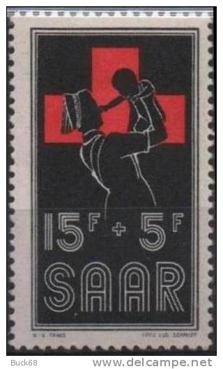 SAAR SARRE 343 * MLH Au Profit De La Croix-Rouge Red Cross Rotes Kreuz 1955 - Neufs