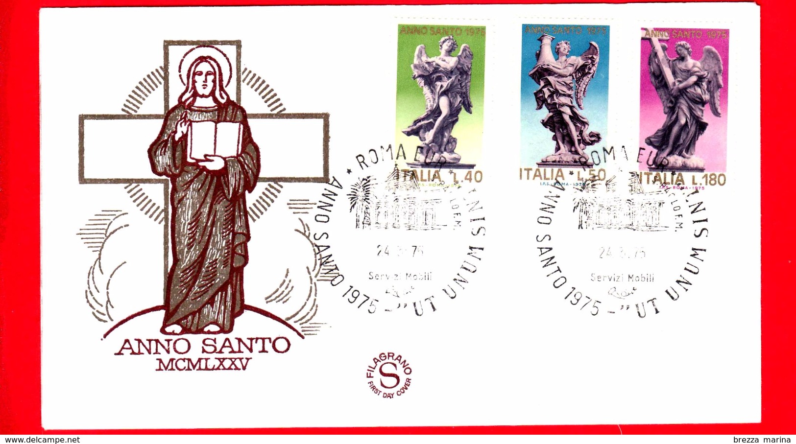 Nuovo - ITALIA - 1975 - FDC - Filagrano - Anno Santo MCMLXXV - FDC