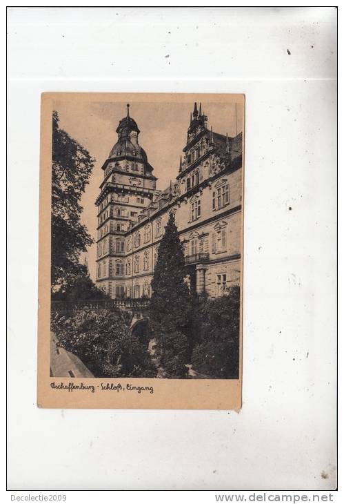 Z13211  Aschaffenburg Schloss Eingang     2 Scans - Aschaffenburg