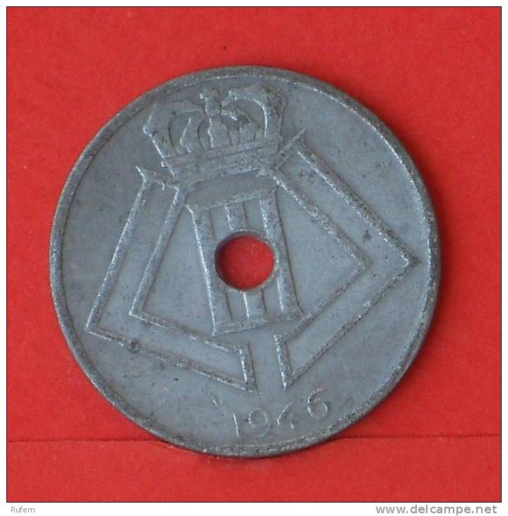 BELGIUM  25  CENTIMES  1946   KM# 131  -    (2002) - 25 Cent