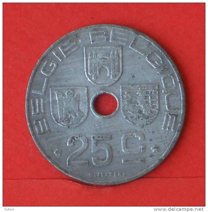 BELGIUM  25  CENTIMES  1946   KM# 131  -    (2002) - 25 Cent