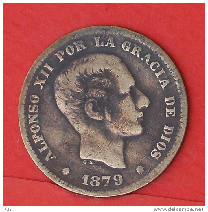 SPAIN  5  CENTIMOS  1879   KM# 674  -    (2018) - First Minting