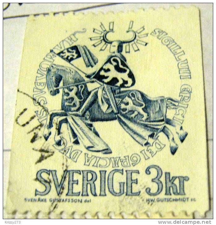 Sweden 1970 Seal Of Duke Eric Magnusson 3k - Used - Oblitérés