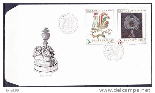 Tchécoslovaquie 1974 Mi 2201-2 (Yv 2046-7) Envelope Premier Jour, FDC - FDC