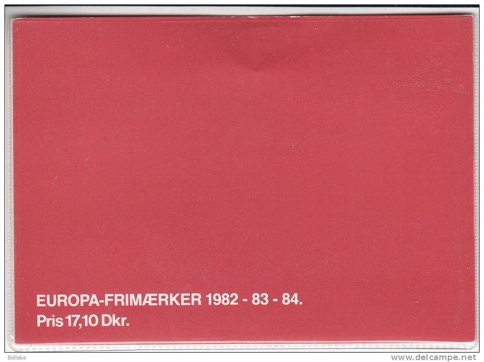 Europa CEPT - Danemark - Années 82, 83 Et 84 ** - MNH - Dans Une Pochette - Unused Stamps